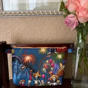 Calavera make up bag